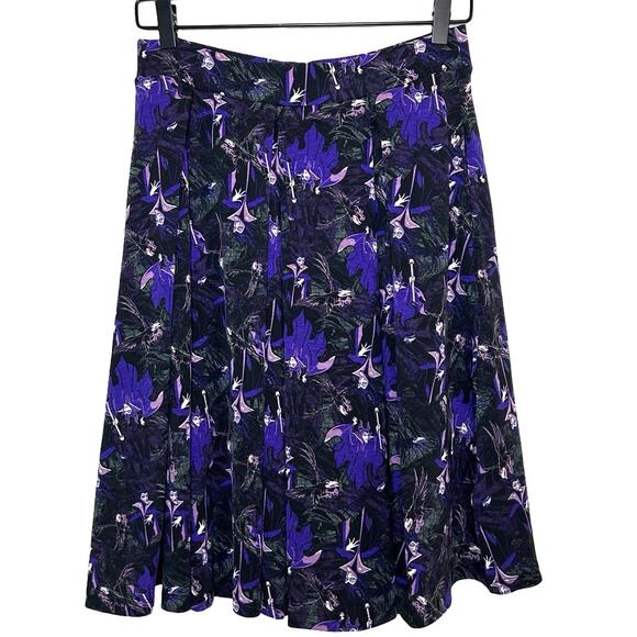 Lularoe Women’s Madison Disney Villians Maleficent Knee Length Skirt Size Small - Picture 1 of 6